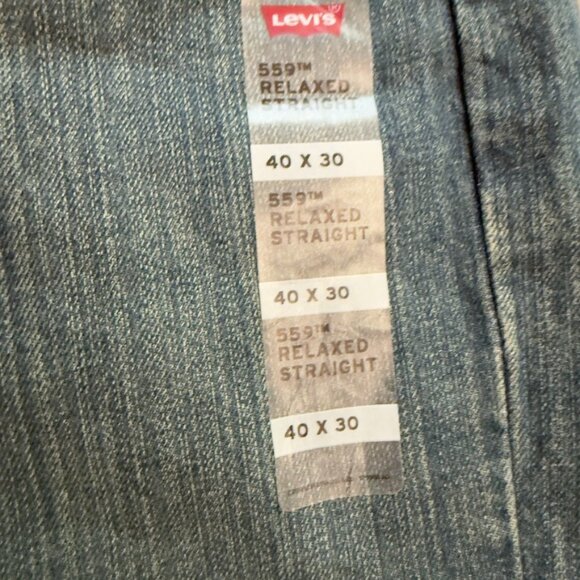 Levi’s 559 Relaxed Straight Jeans – Size 40x30 - Picture 5 of 13